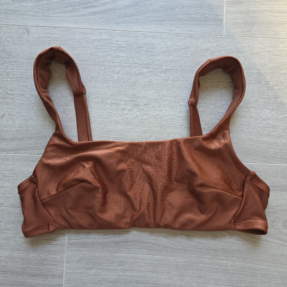 Brown Metallic Bikini